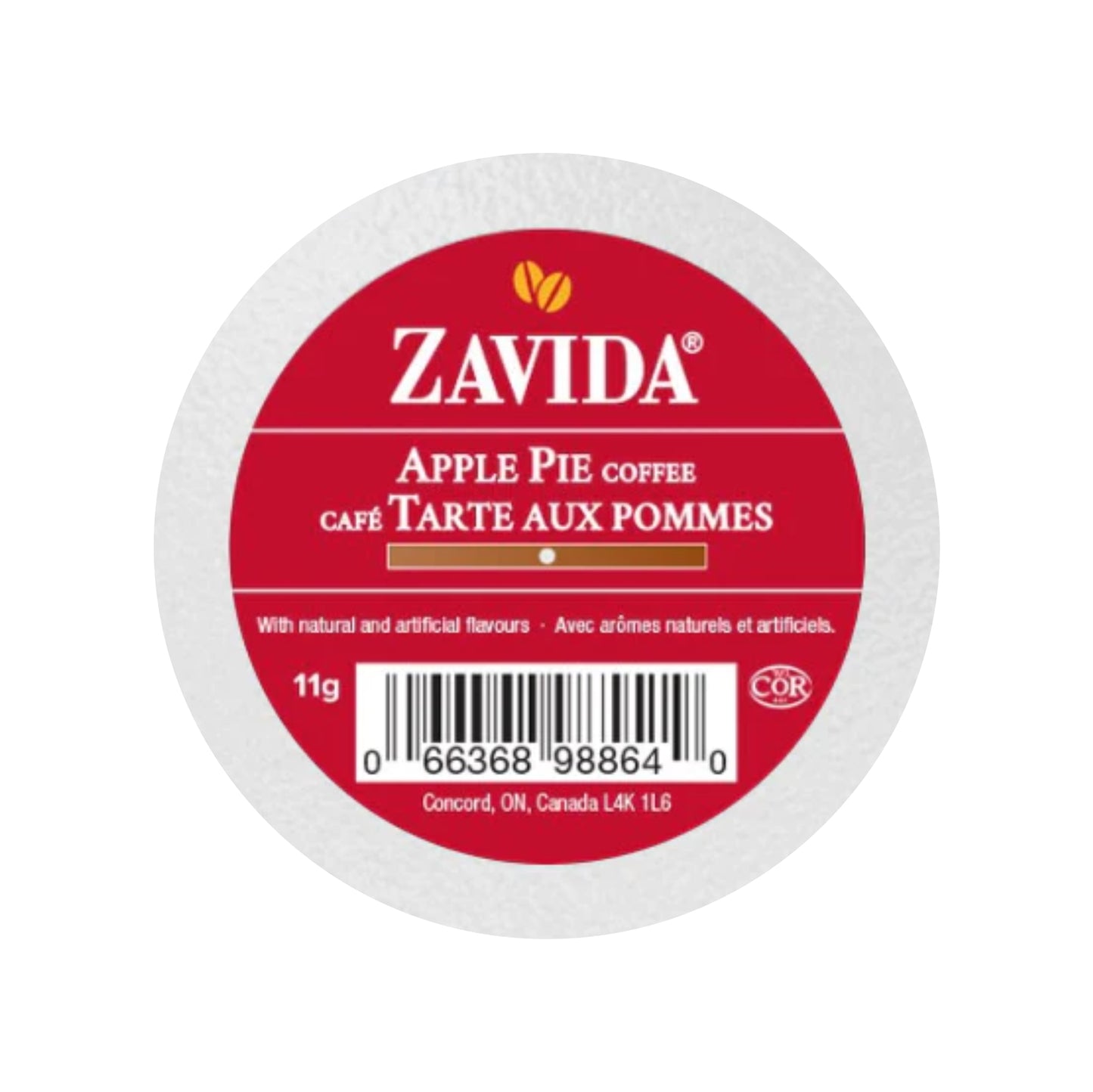 Zavida Apple Pie Single-Serve Coffee Pods