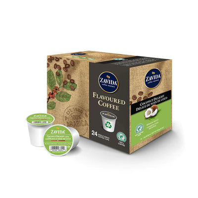 Zavida Coconut Delight Single-Serve Coffee Pods