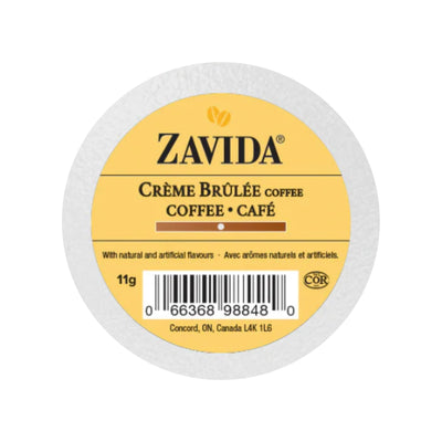 Zavida Creme Brulee Single-Serve Coffee Pods