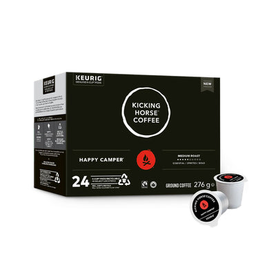 Kicking Horse Happy Camper, Medium Roast K-Cup Coffee Pods
