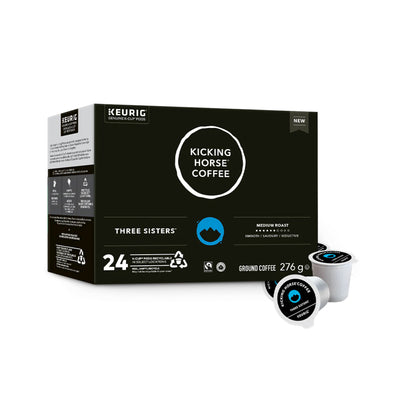 Kicking Horse Three Sisters, Medium Roast K-Cup Coffee Pods