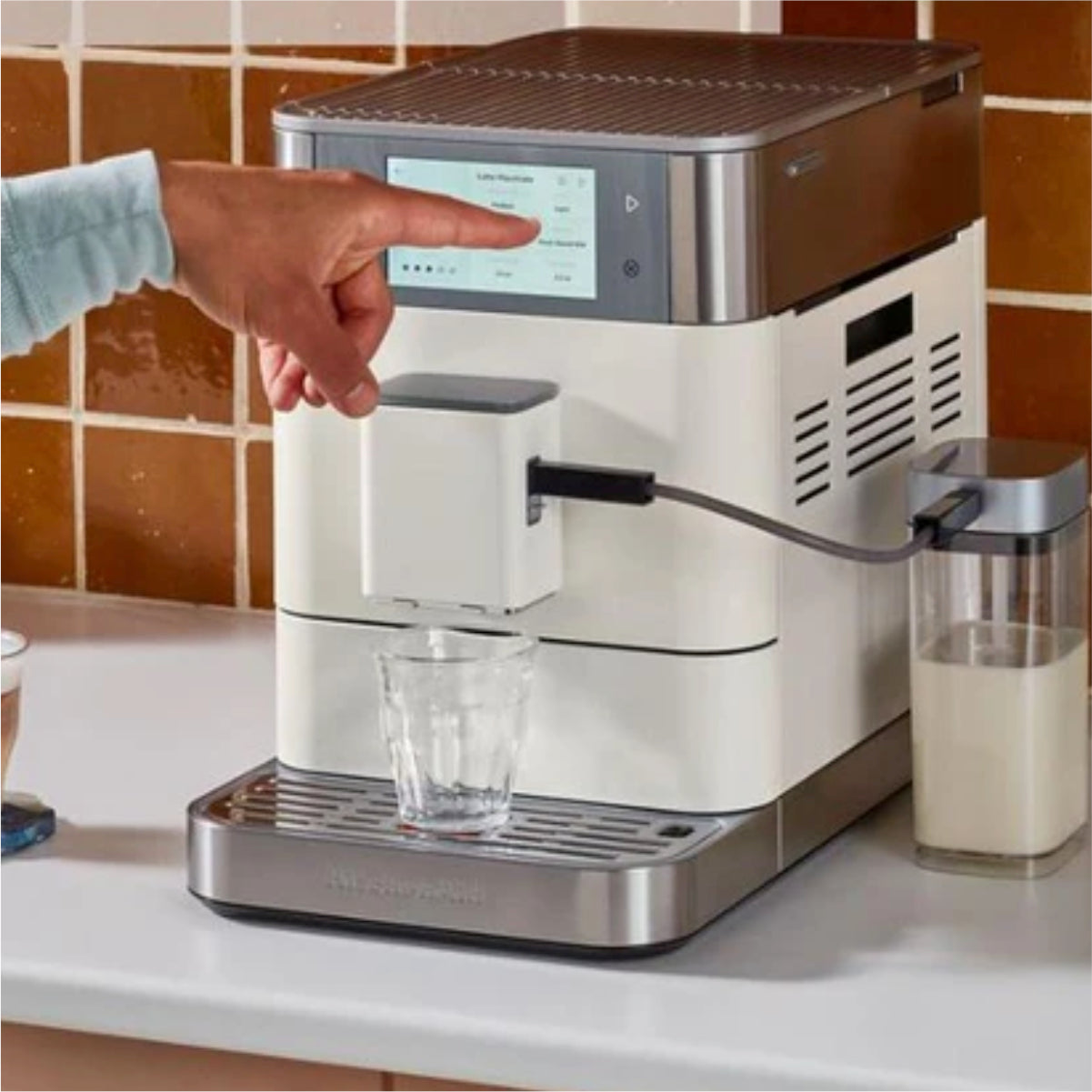 KitchenAid KF8 Fully Automatic Espresso Machine - KES8558PL (Porcelain)