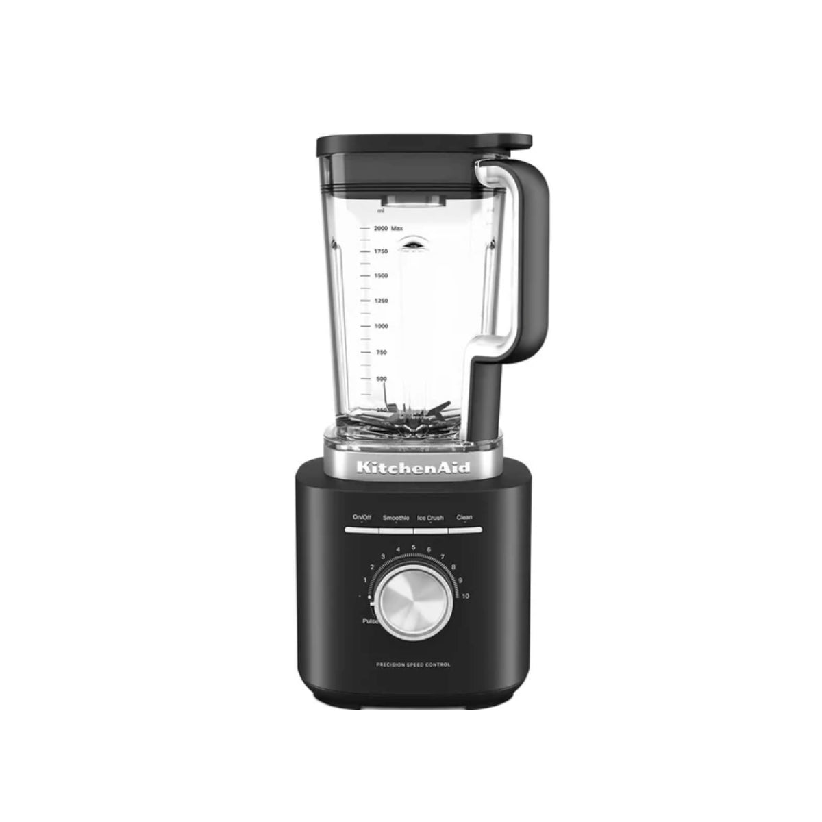 KitchenAid Pure Power Blender in Black Matte (KSB2072BM) — 1700W blender with precision speed control knob