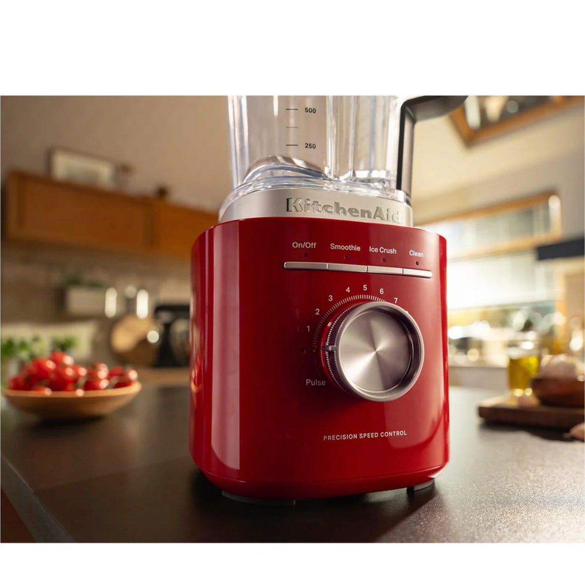 KitchenAid Pure Power Blender in Empire Red (KSB2072ER) — side profile