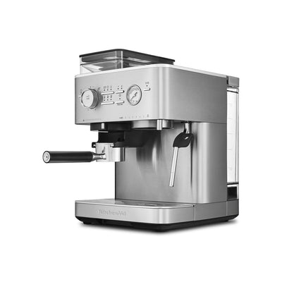 KitchenAid Semi Automatic Espresso Machine With Burr Grinder - KES6551SX (Stainless Steel)