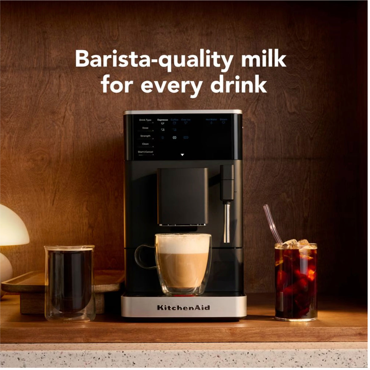 Machine à expresso entièrement automatique KitchenAid KF6 - (KES8556SX Acier inoxydable)