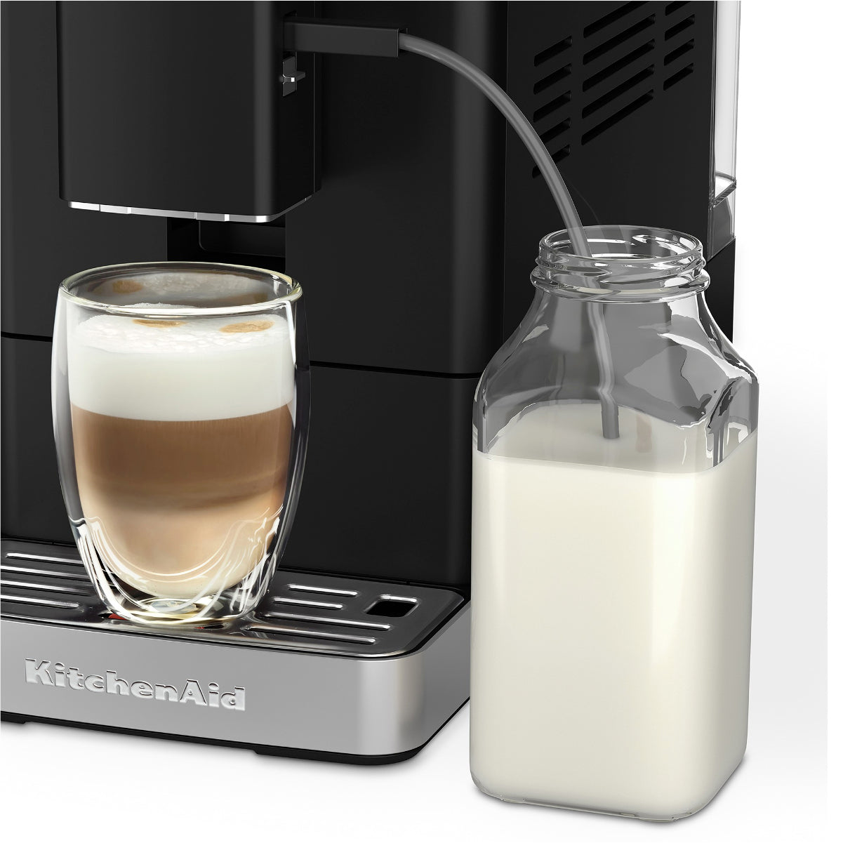 Machine à expresso entièrement automatique KitchenAid KF7 - KES8557BK (fonte noire)