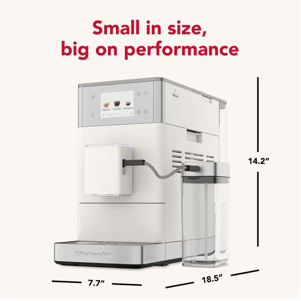 KitchenAid KF4 Fully Automatic Espresso Machine - KES8454PL (Porcelain White)