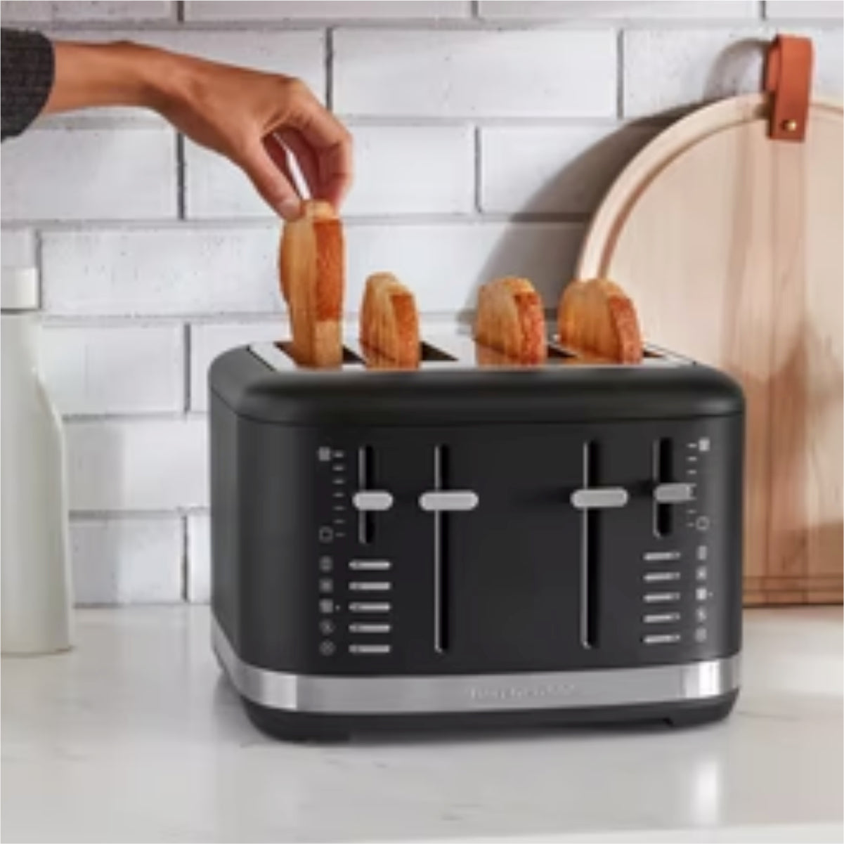 Kitchenaid Rectangular Toaster Kitchenaid 4-Slice Toaster KMT4109BM (Matte Black) – The Kitchen ...