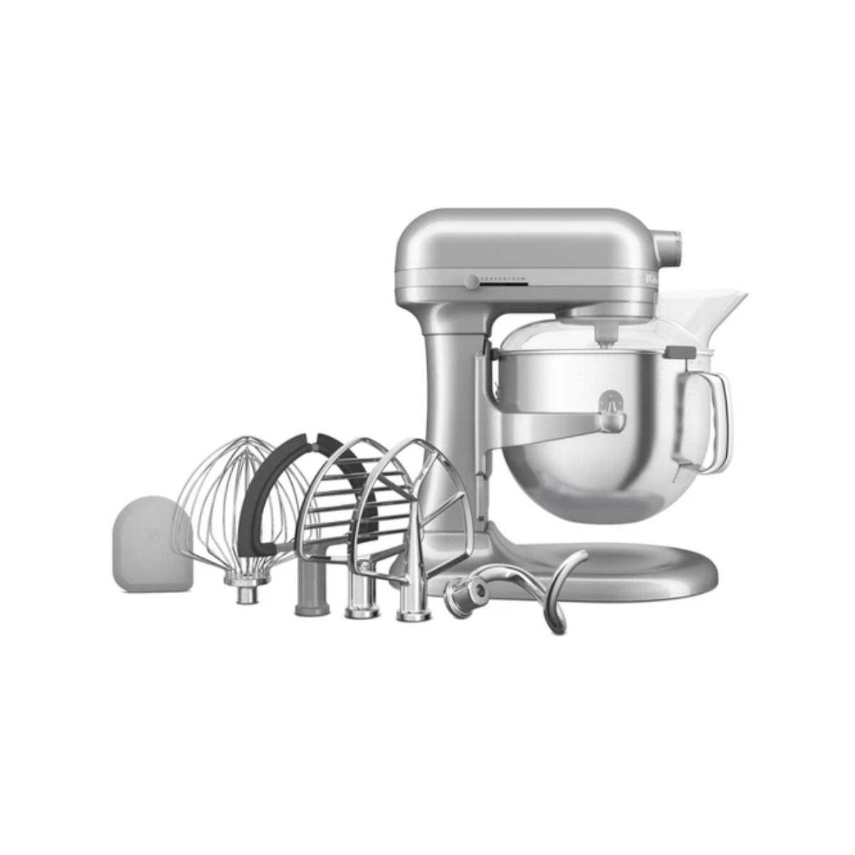 KitchenAid 7 Quart Bowl-Lift Stand Mixer with Redesigned Premium Touchpoints - KSM70SNDXCU (Contour Silver)