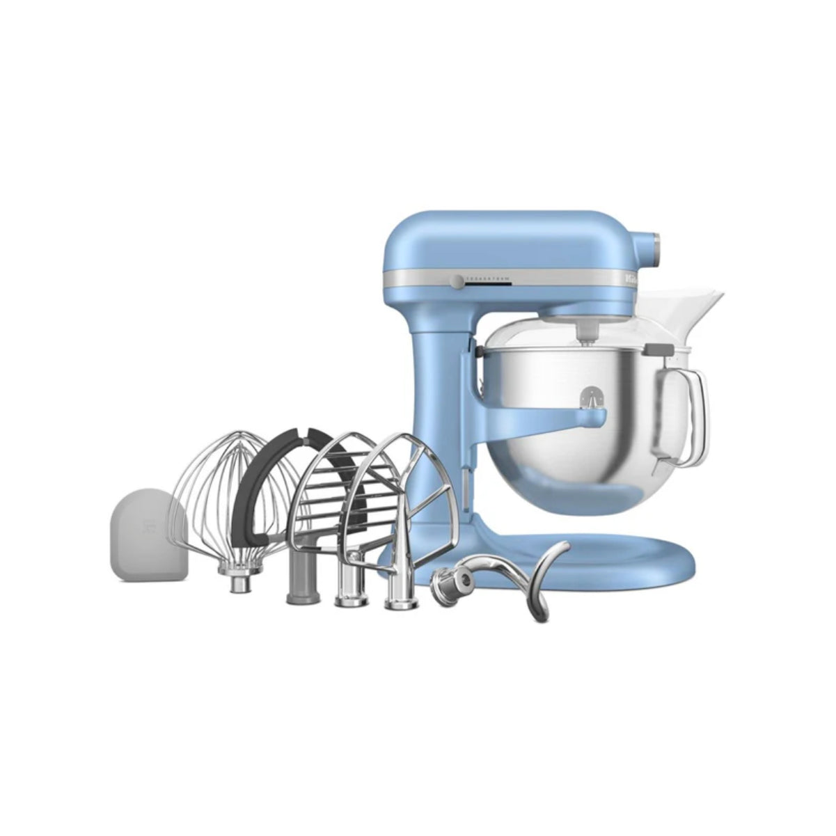KitchenAid Planetaria Bowl-Lift 7 Quarti KSM70SKXX – Colore Rosa Piuma, 11 Velocità, Incl. Frusta E Gancio, Robot Da Cucina Professionale