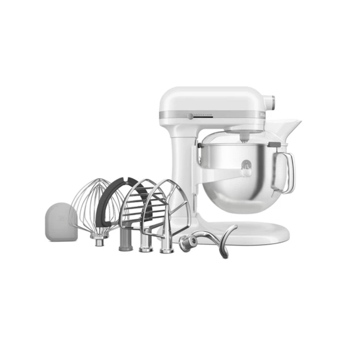 KitchenAid 7 Quart Bowl-Lift Stand Mixer with Redesigned Premium Touchpoints - KSM70SNDXWH (White)