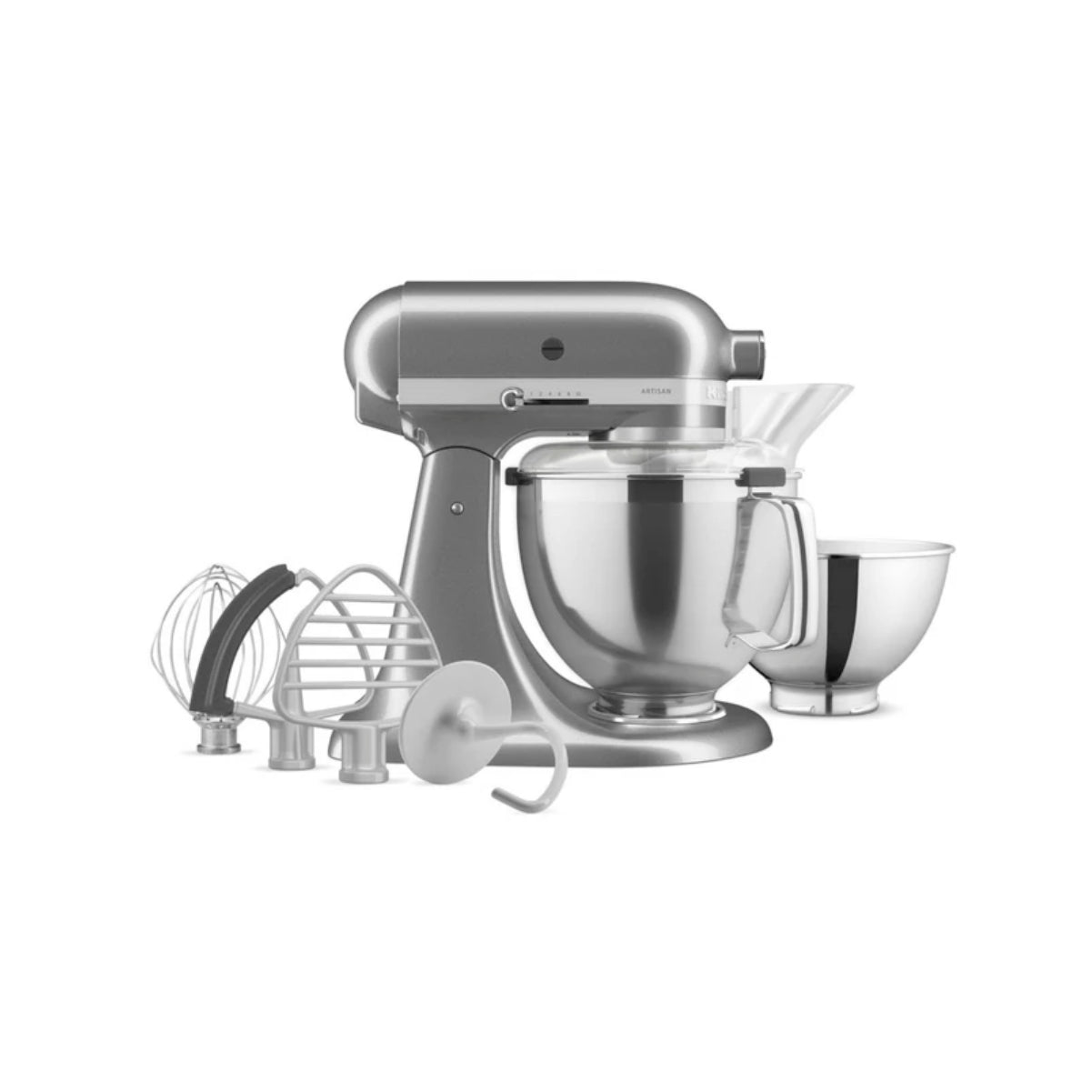 KitchenAid Artisan Series 5-Quart Tilt-Head Stand Mixer - Medallion Silver (KSM150PSMS)