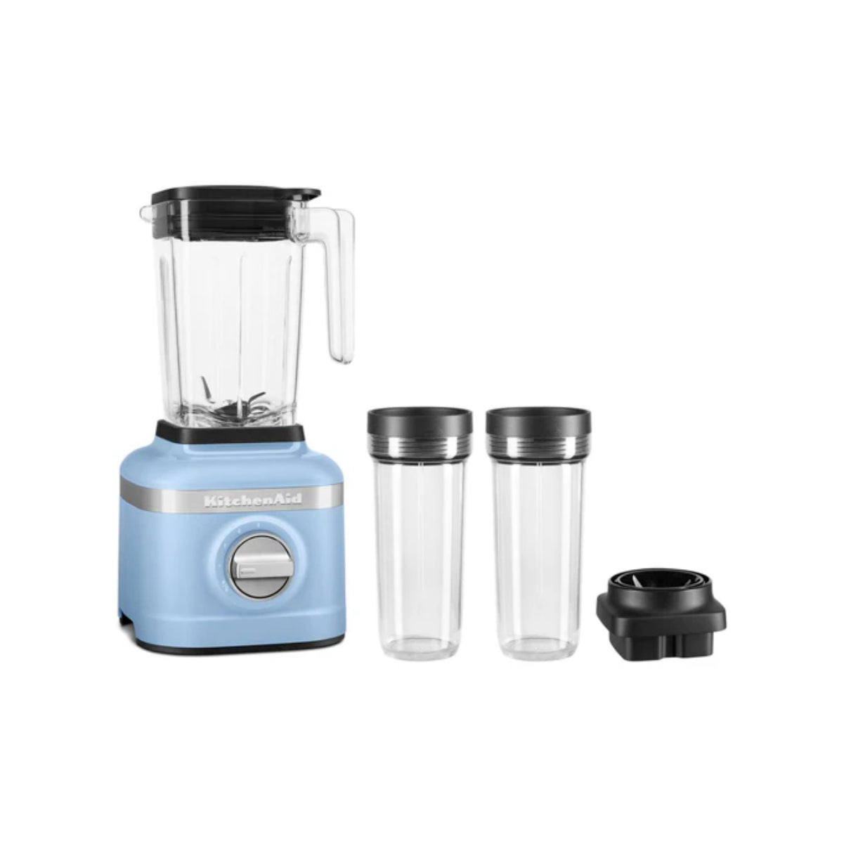 KitchenAid K150 3 Speed Ice Crushing Blender with 2 Personal Blender Jars - KSB1332VB (Blue Velvet)