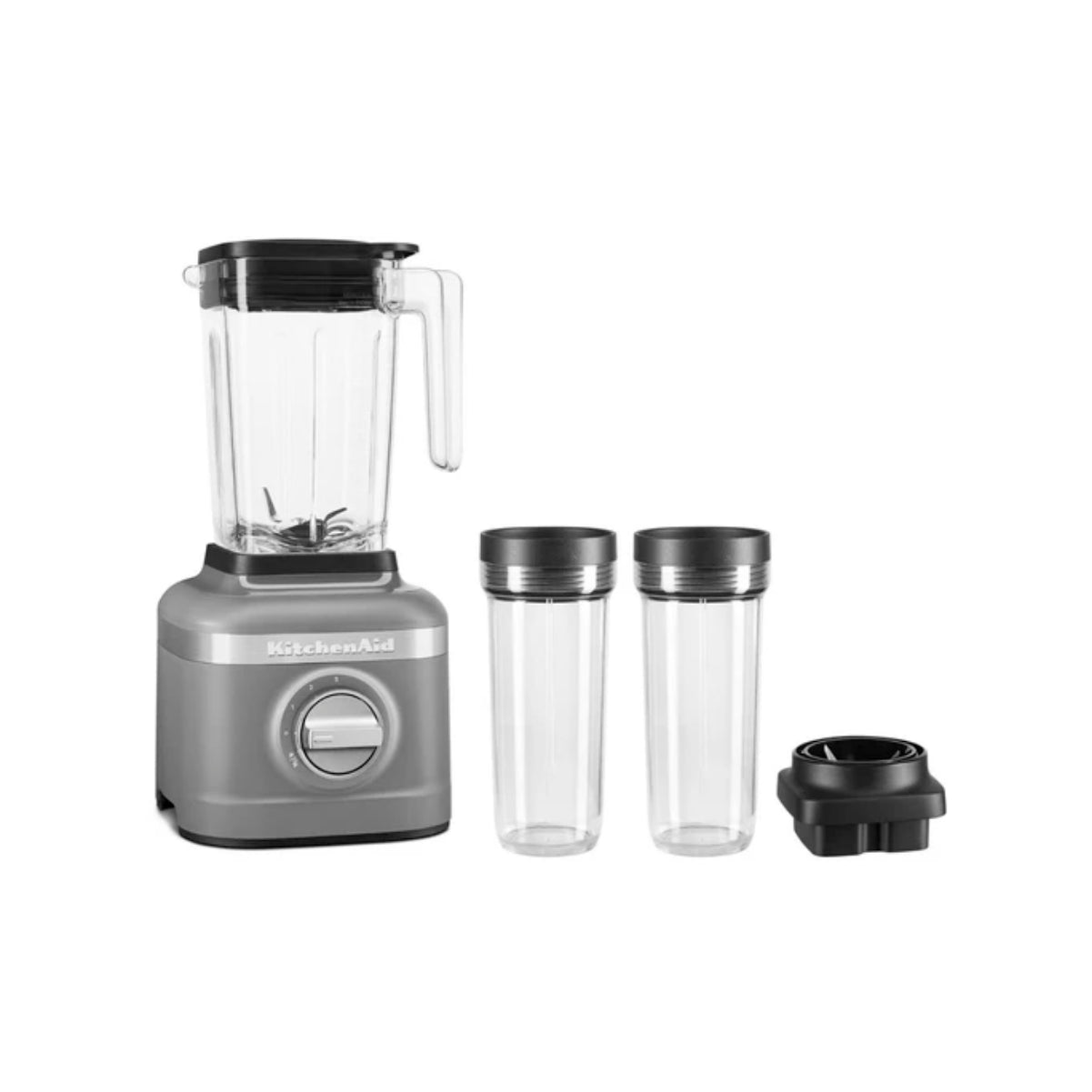 KitchenAid K150 3 Speed Ice Crushing Blender with 2 Personal Blender Jars - KSB1332DG (Charcoal Grey)