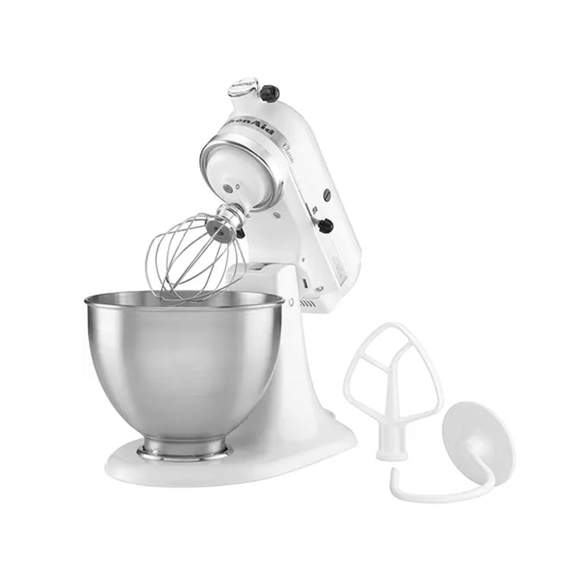 KitchenAid Classic Series 4.5 Quart Tilt-Head Stand Mixer - K45SSWH (White)