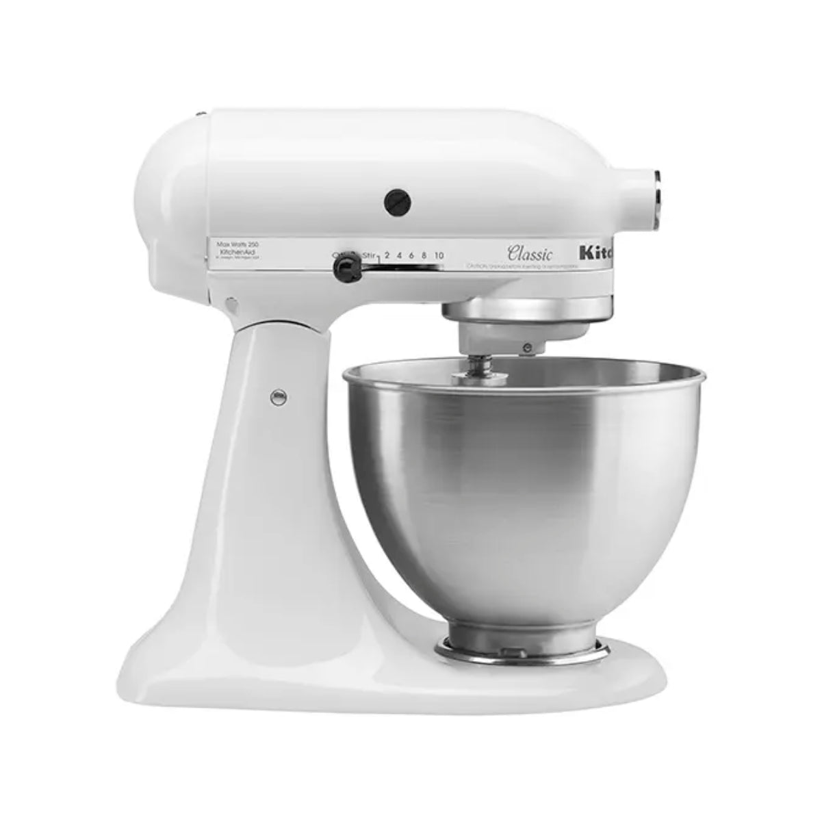 KitchenAid Classic Series 4.5 Quart Tilt-Head Stand Mixer - K45SSWH (White)