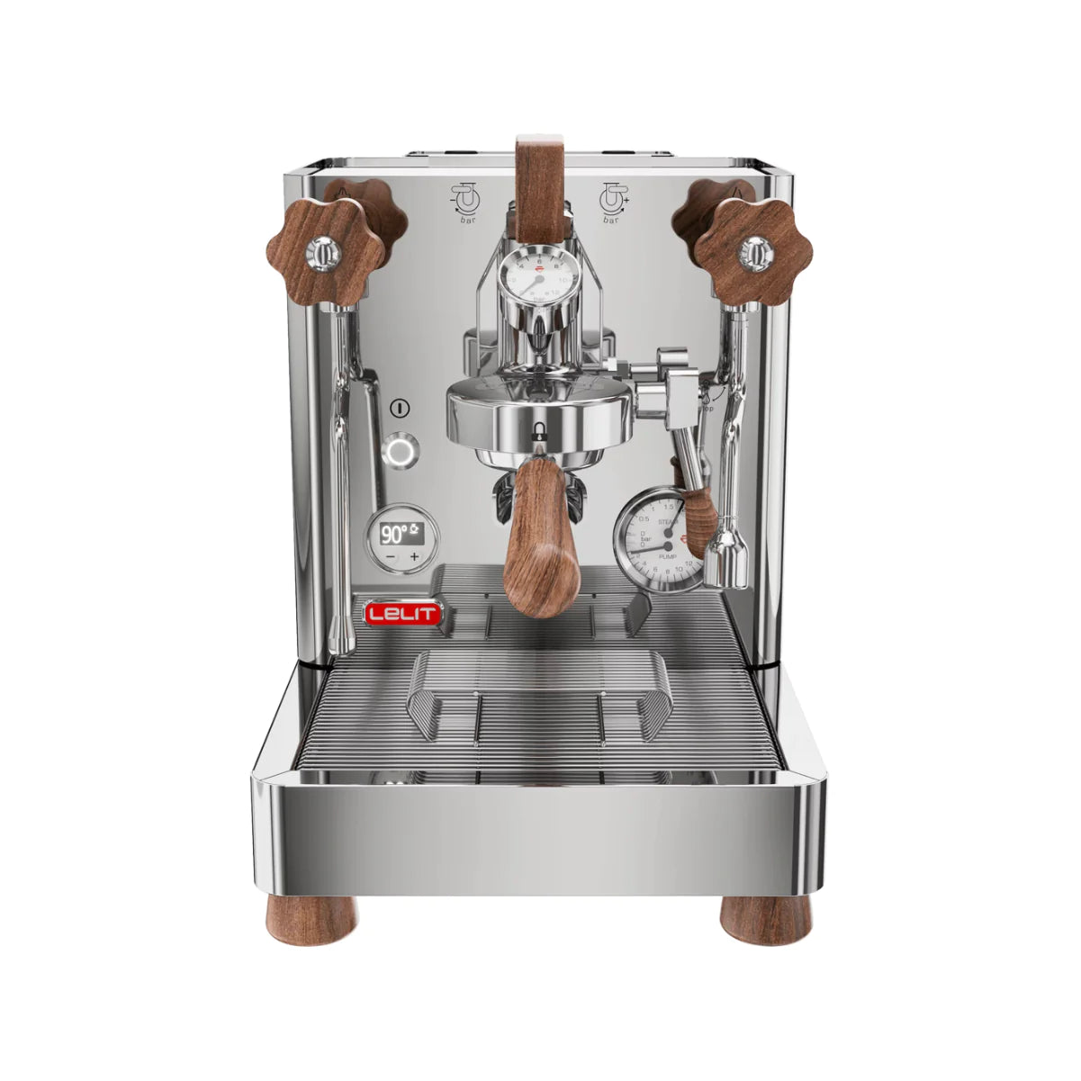 Lelit Bianca V3 Espresso Machine (Stainless Steel) and DF64 Gen 2 DLC Burrs Grinder (White) - Bundle