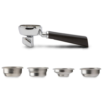 Lelit 58mm Double Spout Portafilter Kit with 4 Baskets - LEPLA582V