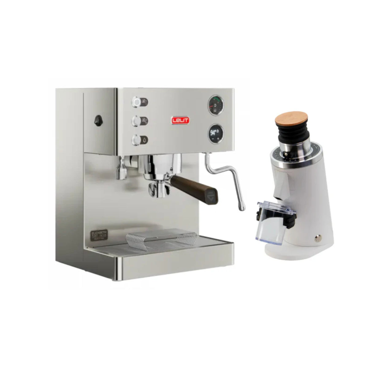 Lelit Elizabeth & DF54 (White) - Bundle