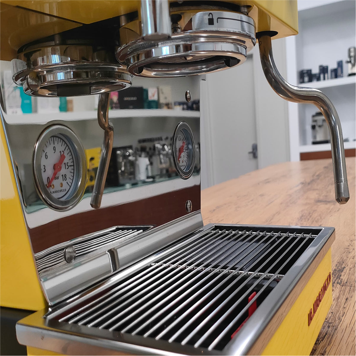 La Marzocco Linea Micra Dual Boiler Espresso Machine (Demo Unused - Yellow)