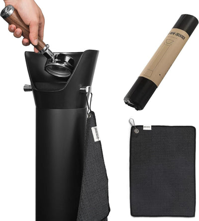 MHW-3BOMBER Commercial Espresso Knock Box for Coffee Bar, 6.8L (80 Cups)