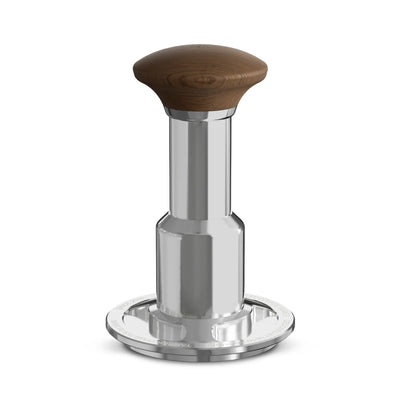 58.35 mm Force Impact Espresso Tamper – MHW-3BOMBER Knight T6791S (Stainless Steel with Wood Handle)
