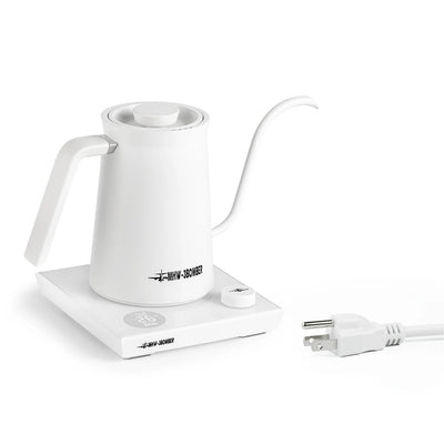 MHW-3BOMBER Assassin Gooseneck Electric Kettle (White)