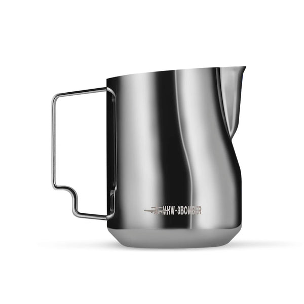MHW-3BOMBER Milk Frothing Pitcher 20oz/600ml - Stainless Steel Latte Art Pitcher With Crocodile Spout