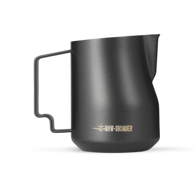 MHW-3BOMBER Turbo Milk Pitcher (Matte Black - 350ml)