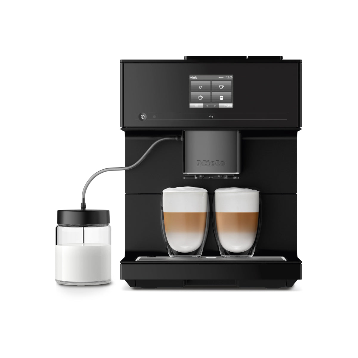 Miele CM7750 CoffeeSelect Automatic Coffee & Espresso Machine (Matte Black)