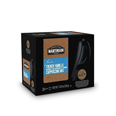 Martinson Coffee French Vanilla Cappuccino Single-Serve Coffee Pods