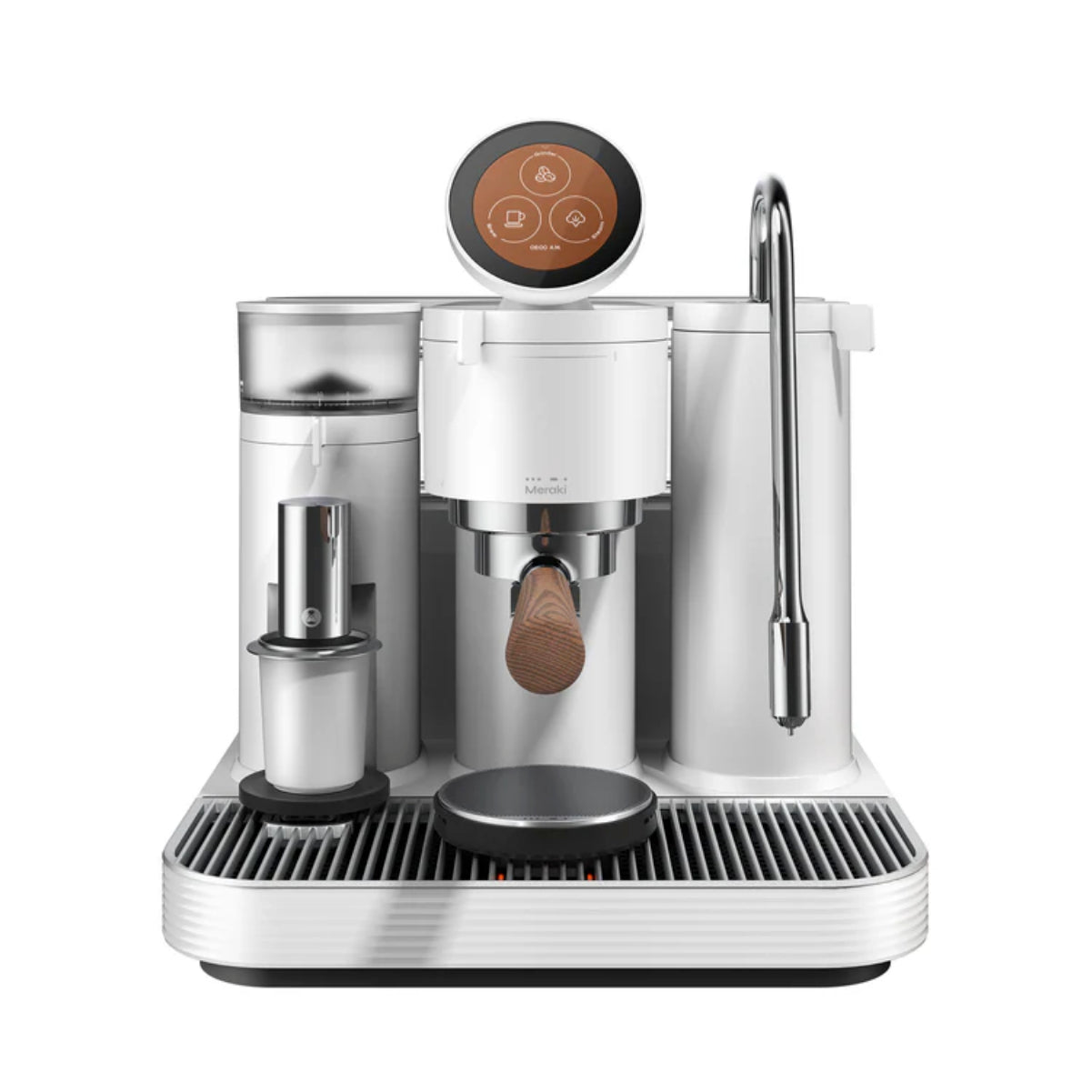 Meraki Gen 2 Dual Boiler Semi-Automatic Espresso Machine (White)
