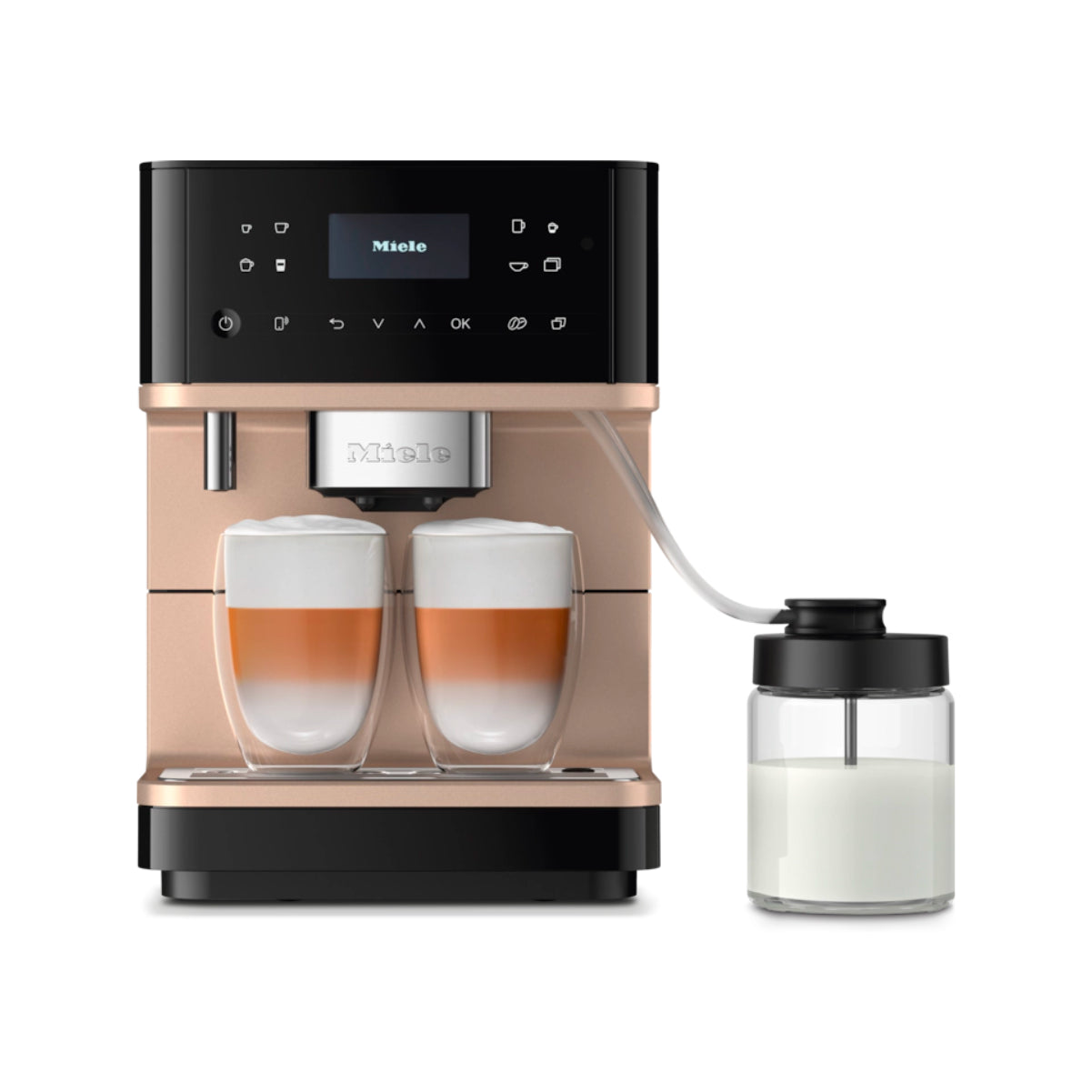 Miele CM6360 MilkPerfection Automatic Coffee & Espresso Machine (Open Box - Steel & Obsidian Black)