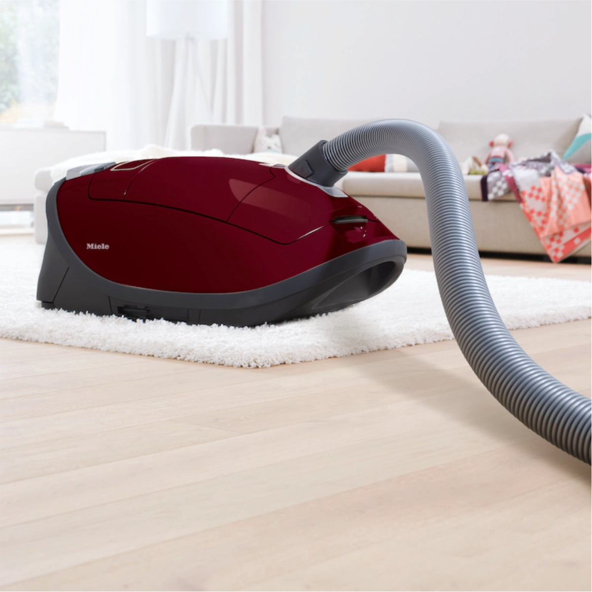 Miele Compact C3 Limited Edition Canister Vacuum Cleaner with Dustbag 41GDE040CDN (Tayberry Red)