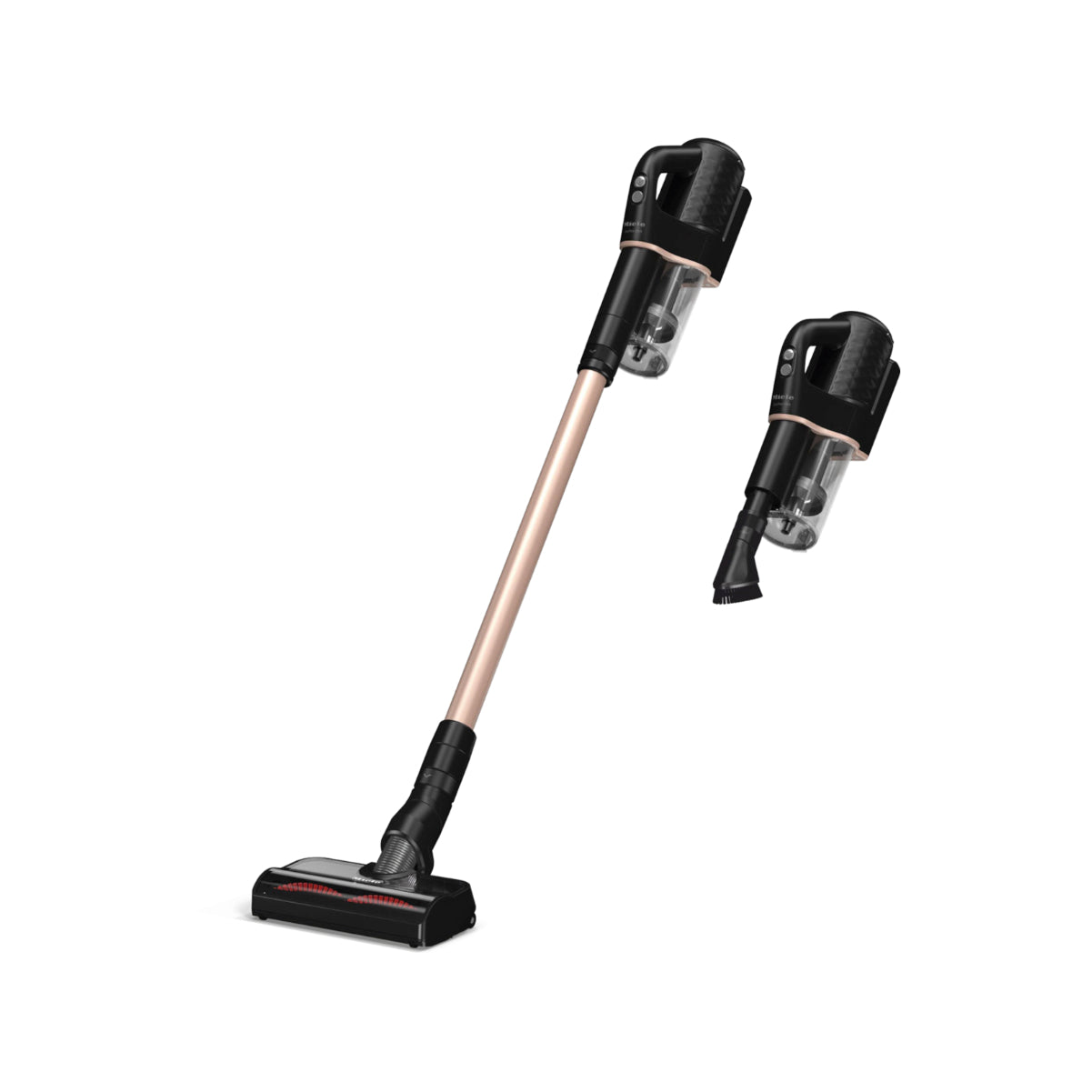 Miele Duoflex HX1 Total Care Cordless Bagless Stick Vacuum Cleaner 41QLL036USA (Obsidian Black / Rose Gold)
