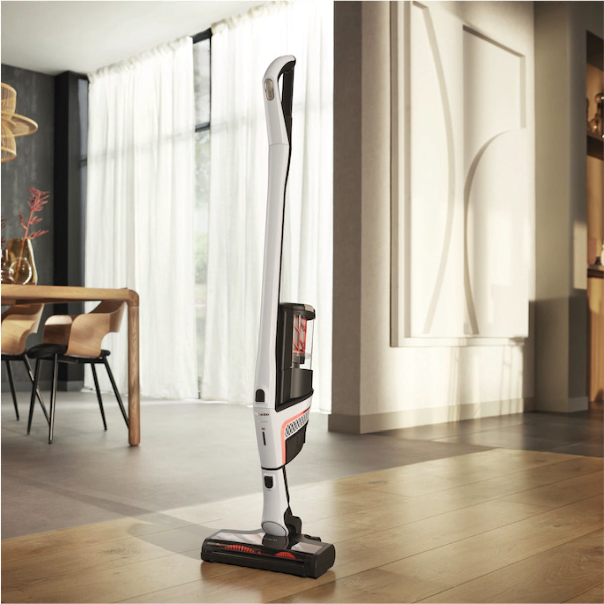 Miele Triflex HX1 Cordless Bagless Stick Vacuum Cleaner 41MUL101USA (Lotus White with Red Accents)