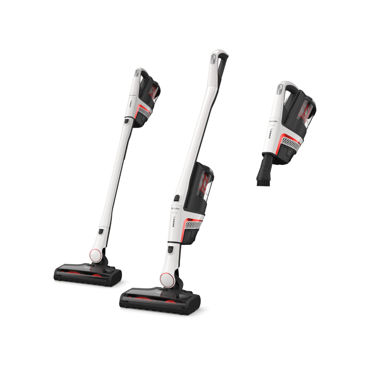 Miele Triflex HX1 Cordless Bagless Stick Vacuum Cleaner 41MUL101USA (Lotus White with Red Accents)