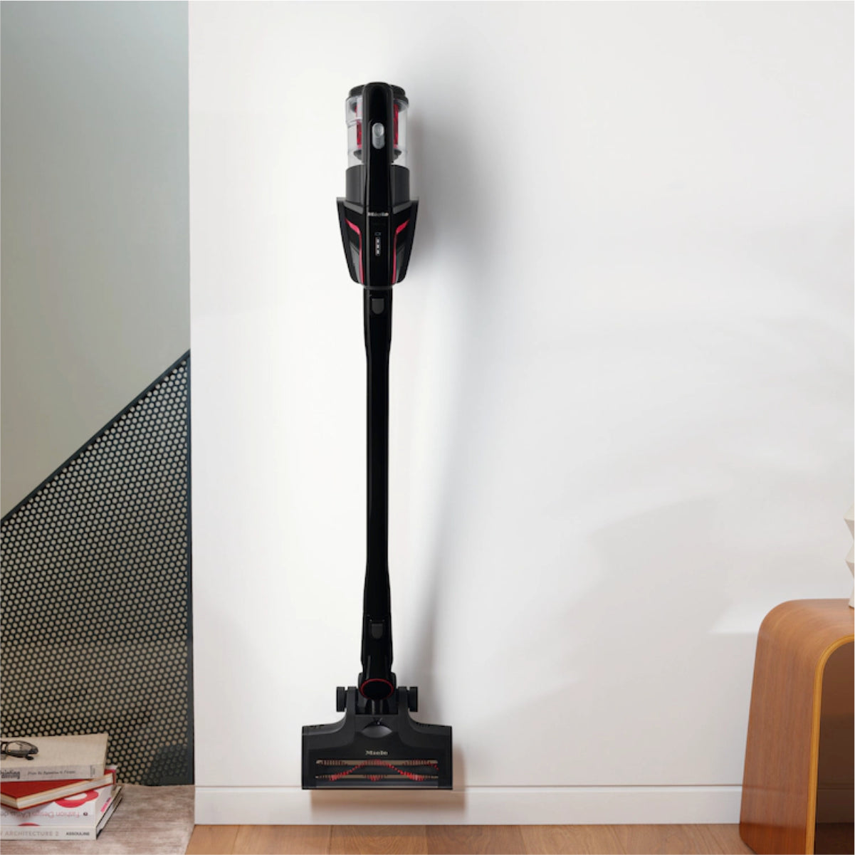 Miele Triflex HX1 Cordless Bagless Stick Vacuum Cleaner 41MUL105USA (Obsidian Black with Red Accents)