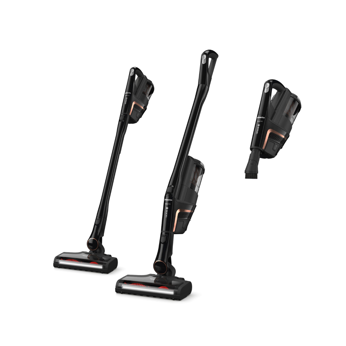 Miele Triflex HX2 Cat & Dog Cordless Bagless Stick Vacuum Cleaner 410ML030USA (Obsidian Black with Rose Gold Accents)