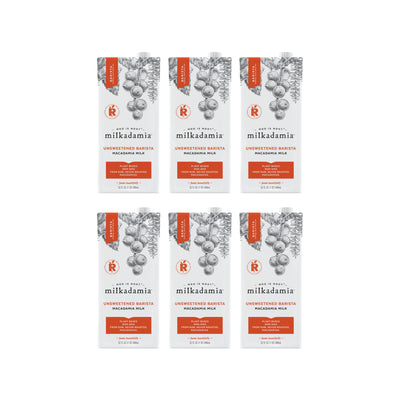 Milkadamia Barista Unsweetened Macadamia Milk (6 x 946ml)