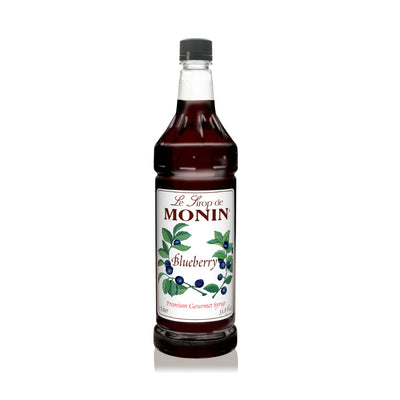 Monin Blueberry Syrup 1L Plastic Bottle