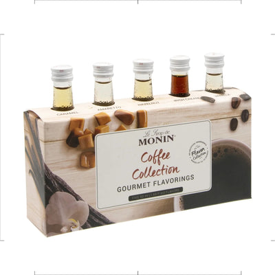 Monin Gourmet Coffee Collection (5 x 50 ML Sample Syrup Bottles)