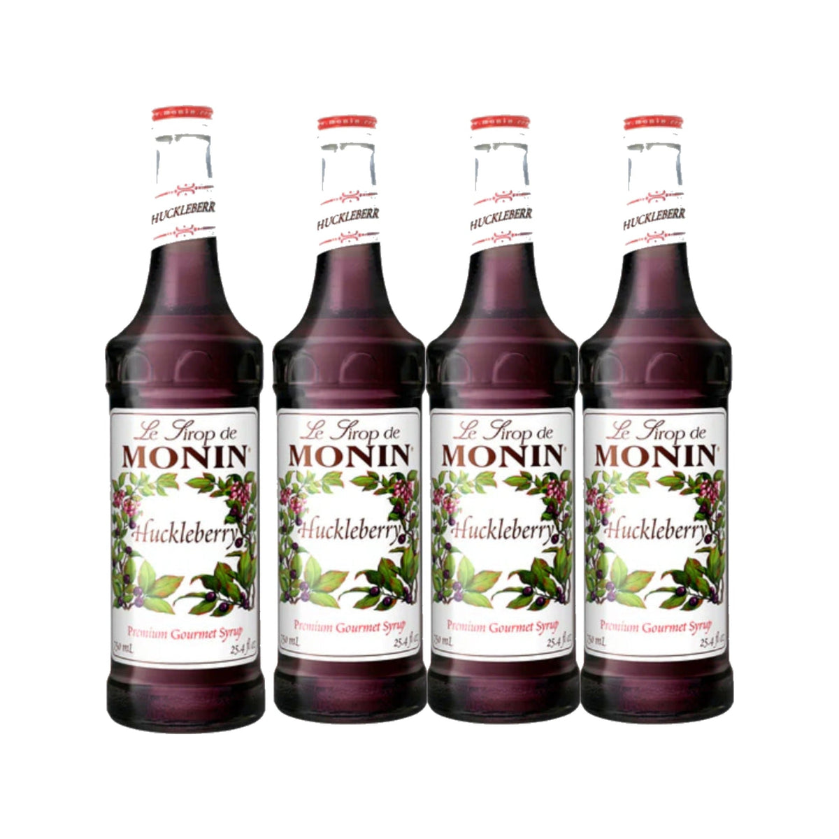 Monin Huckleberry Syrup 1L Plastic Bottle, case of four 1L bottles