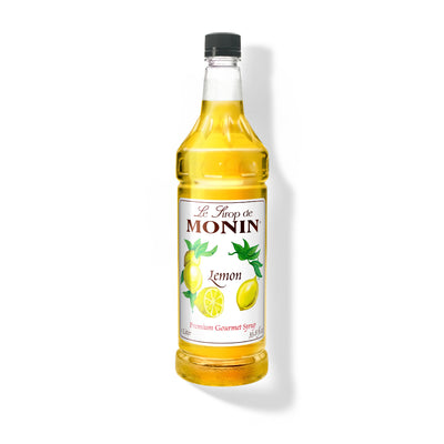 Monin Lemon Syrup 1L Plastic Bottle