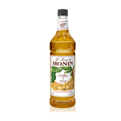 Monin Toffee Nut Syrup 1L Plastic Bottle