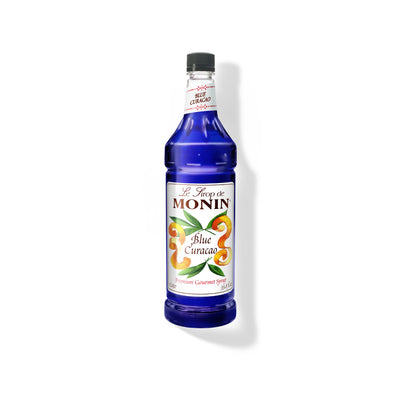 Monin Blue Curacao Syrup 1L Plastic Bottle