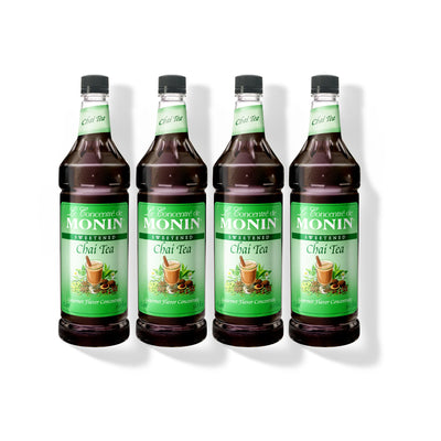 Monin Chai Tea Concentrate 1L (Pack of 4)