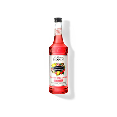 Monin Homecrafted Strawberry Ginger 750mL Glass Bottle