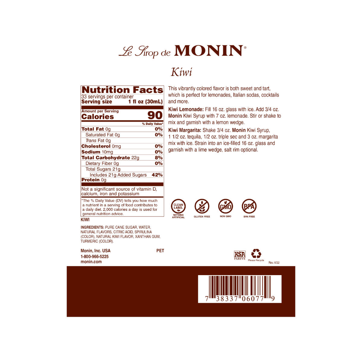 MoninKiwi1LLabel-TheKitchenBarista
